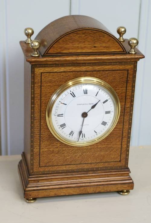 Small Oak Bracket Clock